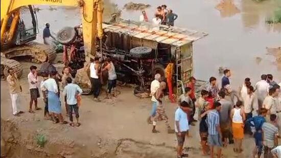 Police have registered a case of culpable homicide against the driver. (HT photo)
