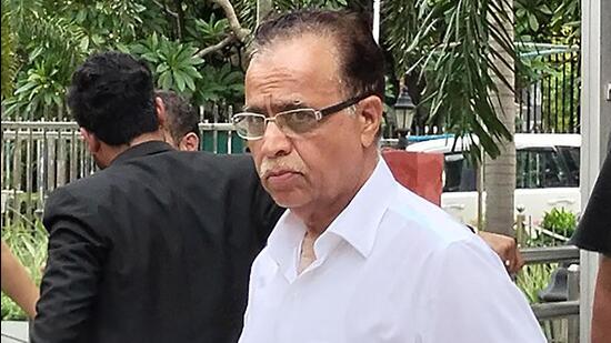 RK Arora at Patiala House Court in New Delhi on Wednesday. (PTI)