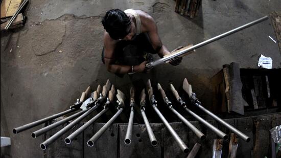 Since October 2009, the police have issued arms licences to 6,627 people in Gurugram district, according to district data. (Representational Image/HT Archive)