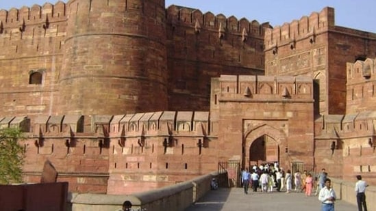 The Entrance gate of World Heritage listed monument of Agra Fort in Agra. (File photo)