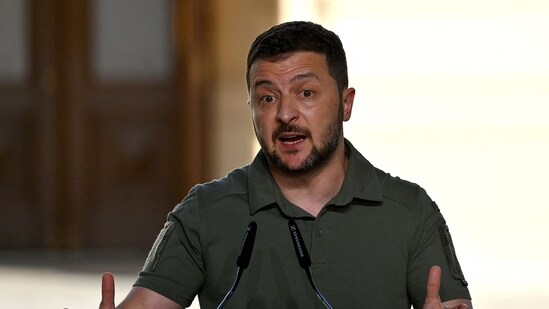 Ukraine's President Volodymyr Zelensky (AFP)
