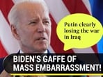 BIDEN'S GAFFE OF MASS EMBARRASSMENT! BIDEN'S GAFFE OF MASS EMBARRASSMENT!