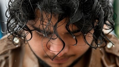 Moderate to heavy rains lashed Mumbai and its suburbs in the last 24 hours, officials said. (AFP) Moderate to heavy rains lashed Mumbai and its suburbs in the last 24 hours, officials said. (AFP)
