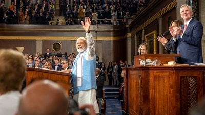 PM Narendra Modi at Capitol Hill on June 22. PM Narendra Modi at Capitol Hill on June 22.