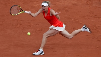 Caroline Wozniacki in action in 2017. (REUTERS)