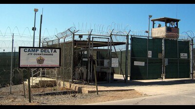 The entrance to Camp 1 in Guantanamo Bay’s Camp Delta (Kathleen T Rhem / American Forces Press Service)
