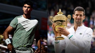 Carlos Alcaraz and Novak Djokovic are the favourites in this year's Wimbledon. Carlos Alcaraz and Novak Djokovic are the favourites in this year's Wimbledon.