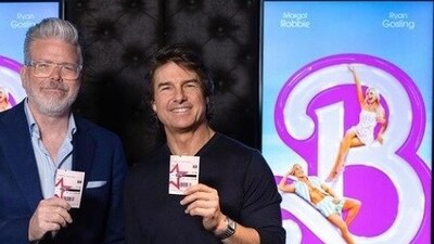 Tom Cruise lent his support to the double feature of Oppenheimer and Barbie Tom Cruise lent his support to the double feature of Oppenheimer and Barbie