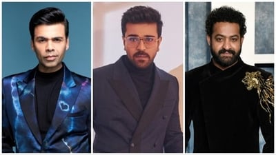 Karan Johar, Ram Charan and Jr NTR are just three of the many Indian artistes to join the Academy. Karan Johar, Ram Charan and Jr NTR are just three of the many Indian artistes to join the Academy.