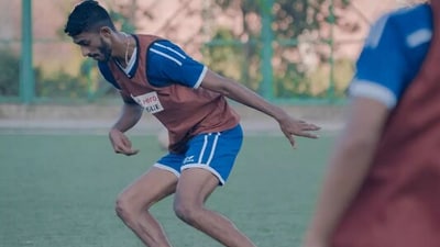 Sweden Fernandes during a training session for former club Neroca.