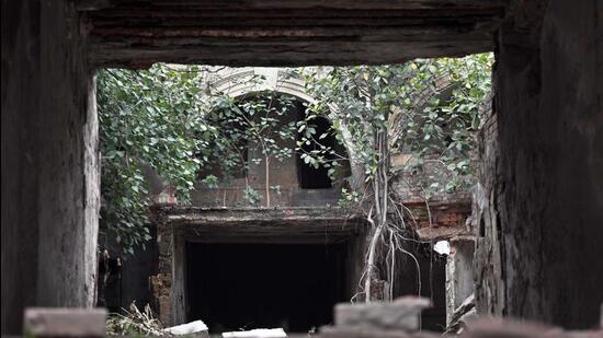 Gole Market near Shivaji Stadium was designed by Edwin Lutyens, and built in 1921. (Sanjeev Verma/ HT Photo)