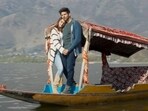Kiara Advani and Kartik Aaryan in a still from Satyaprem Ki Katha. Kiara Advani and Kartik Aaryan in a still from Satyaprem Ki Katha.