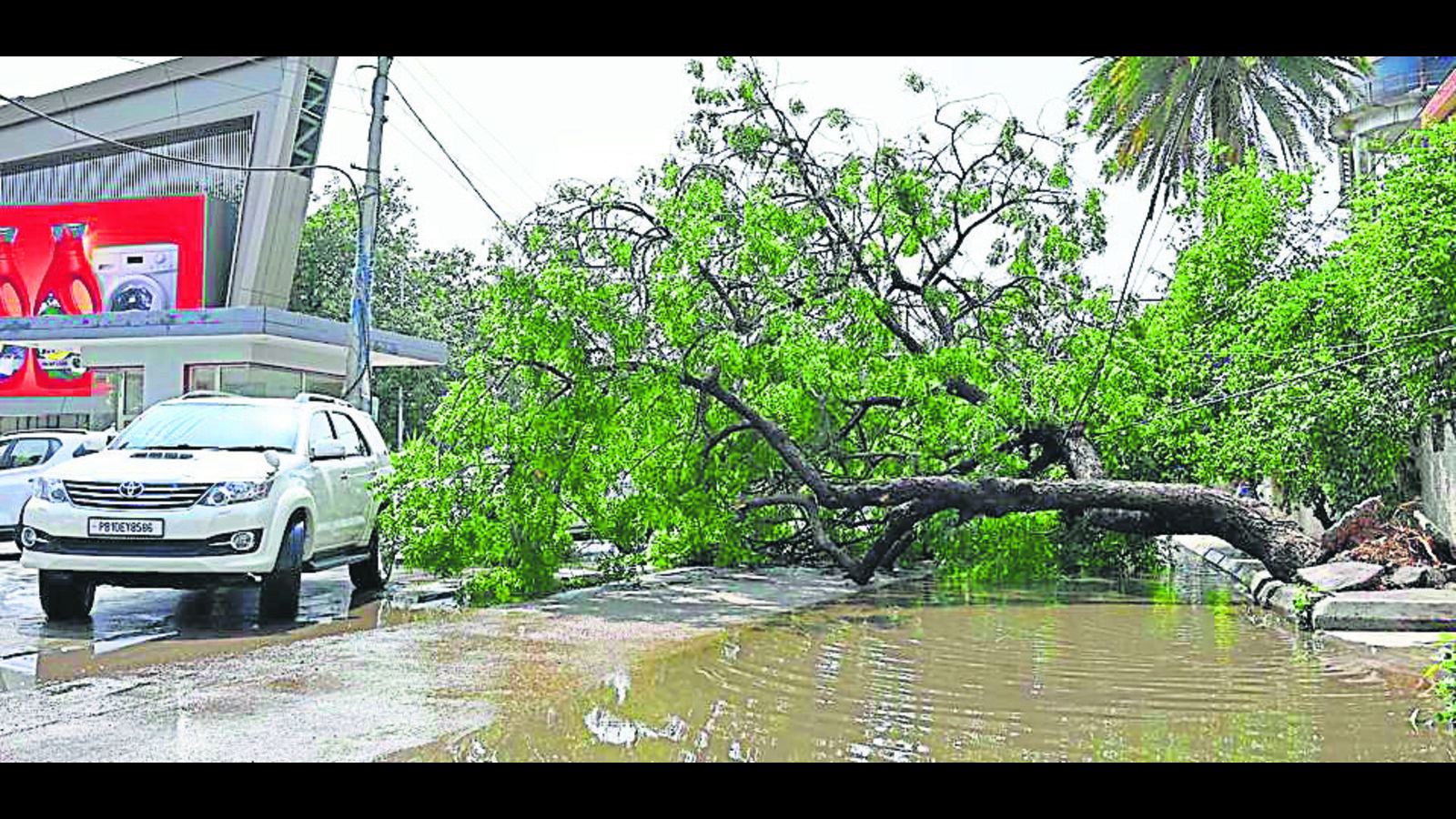 Waterlogging adds to traffic woes as heavy rains lash Ludhiana - Vimarsana News