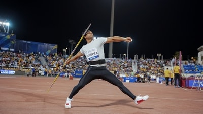 Olympic champion Neeraj Chopra (World Athletics Twitter) Olympic champion Neeraj Chopra (World Athletics Twitter)