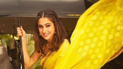 Actor Sara Ali Khan played the role of Soumya in the recently released Zara Hatke Zara Bachke. Actor Sara Ali Khan played the role of Soumya in the recently released Zara Hatke Zara Bachke.