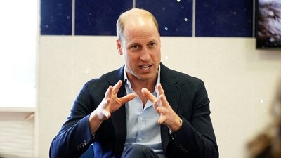 Britain's Prince William during a visit to Loftus Road. (Reuters)
