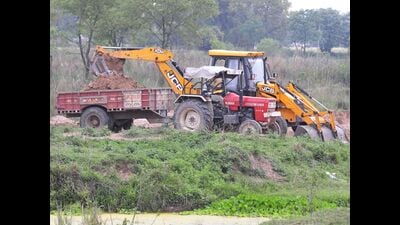 Haryana to use satellite imagery to monitor mining activities (File photo) (HT Photo) Haryana to use satellite imagery to monitor mining activities (File photo) (HT Photo)