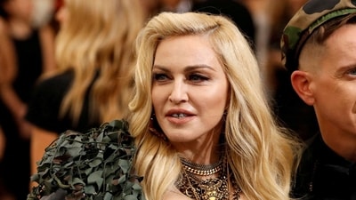 Singer Madonna at Metropolitan Museum of Art Costume Institute Gala. (REUTERS)