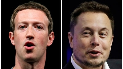 Facebook CEO Mark Zuckerberg, left, and Tesla and SpaceX CEO Elon Musk. Elon Musk and Mark Zuckerberg are ready to fight, offline. In a now-viral back-and-forth seen on Twitter and Instagram this week, the two tech billionaires seemingly agreed to a “cage match” face off. (AP) Facebook CEO Mark Zuckerberg, left, and Tesla and SpaceX CEO Elon Musk. Elon Musk and Mark Zuckerberg are ready to fight, offline. In a now-viral back-and-forth seen on Twitter and Instagram this week, the two tech billionaires seemingly agreed to a “cage match” face off. (AP)