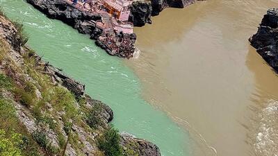 NDRF’s Ravi Sharma said rescue workers were searching for the Haryana official downstream but haven’t had any success yet. (Twitter/AtulTri60919023)