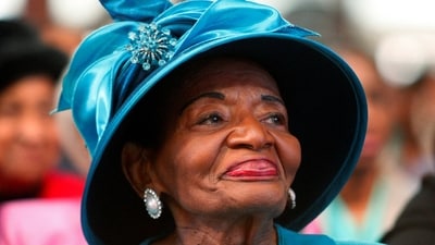 Christine King Farris, sister of Martin Luther King, Jr., is seen. (Reuters)