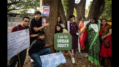 PMC’s plan to cut down thousands of trees has been largely criticised by green activists. (HT PHOTO)