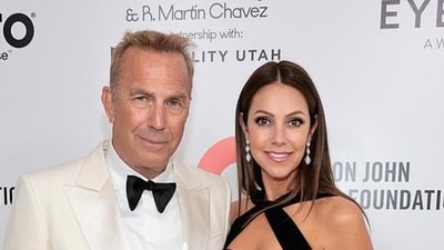 Yellowstone star Kevin Costner and his estranged wife Christine Baumgartner (File) Yellowstone star Kevin Costner and his estranged wife Christine Baumgartner (File)