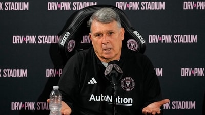 Inter Miami CF manager Gerardo 'Tata' Martino speaks at a press conference (USA TODAY Sports via Reuters Con)