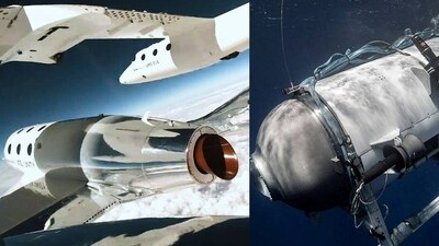 Virgin Galactic's ‘space flight’ , Titan submersible (Virgin Galactic via AP/File) Virgin Galactic's ‘space flight’ , Titan submersible (Virgin Galactic via AP/File)