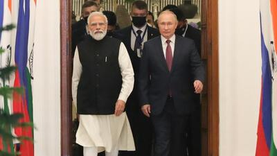 The Kremlin said the phone conversation between Russia's President Vladimir Putin and PM Narendra Modi was held at the initiative of the Indian side (via REUTERS/File Photo) The Kremlin said the phone conversation between Russia's President Vladimir Putin and PM Narendra Modi was held at the initiative of the Indian side (via REUTERS/File Photo)