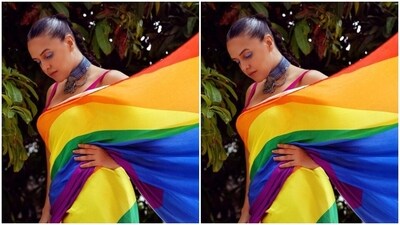 Neha played muse to fashion designer house Suta and picked the stunning saree from the shelves of the designer house. (Instagram/@nehadhupia) Neha played muse to fashion designer house Suta and picked the stunning saree from the shelves of the designer house. (Instagram/@nehadhupia)