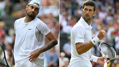 Nick Kyrgios could face Novak Djokovic in the quarterfinal of Wimbledon 2023 Nick Kyrgios could face Novak Djokovic in the quarterfinal of Wimbledon 2023