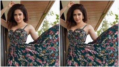 Nushrratt played muse to fashion designer house Verb and picked a stunning summer dress from the shelves of the designer house.&nbsp; (Instagram/@nushrrattbharuccha)