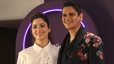 Tamannaah Bhatia and Vijay Varma at a special screening of Netflix's Indian Hindi-language anthology film Lust Stories 2. (AFP) Tamannaah Bhatia and Vijay Varma at a special screening of Netflix's Indian Hindi-language anthology film Lust Stories 2. (AFP)