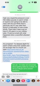 Screenshot of conversation shared by Las Vegas financier Jay Bloom, who was approached by Stockton Rush to be a part of his Titanic trip Screenshot of conversation shared by Las Vegas financier Jay Bloom, who was approached by Stockton Rush to be a part of his Titanic trip