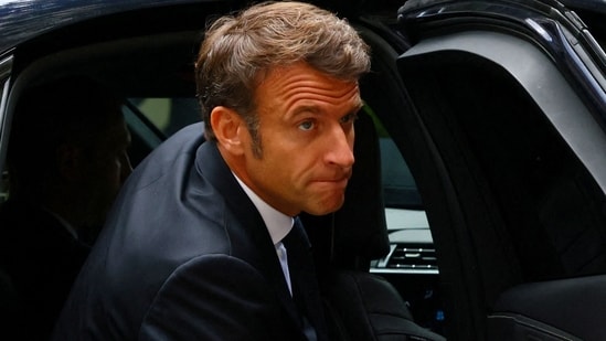 French president Emmanuel Macron. (AFP)