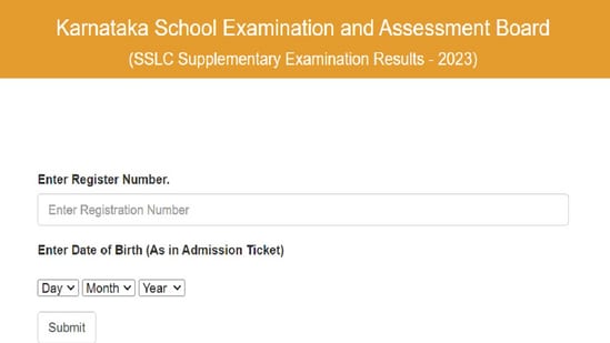 Karnataka SSLC Supplementary Result 2023 Live: KSEAB 10th Supply result out Karnataka SSLC Supplementary Result 2023 Live: KSEAB 10th Supply result out