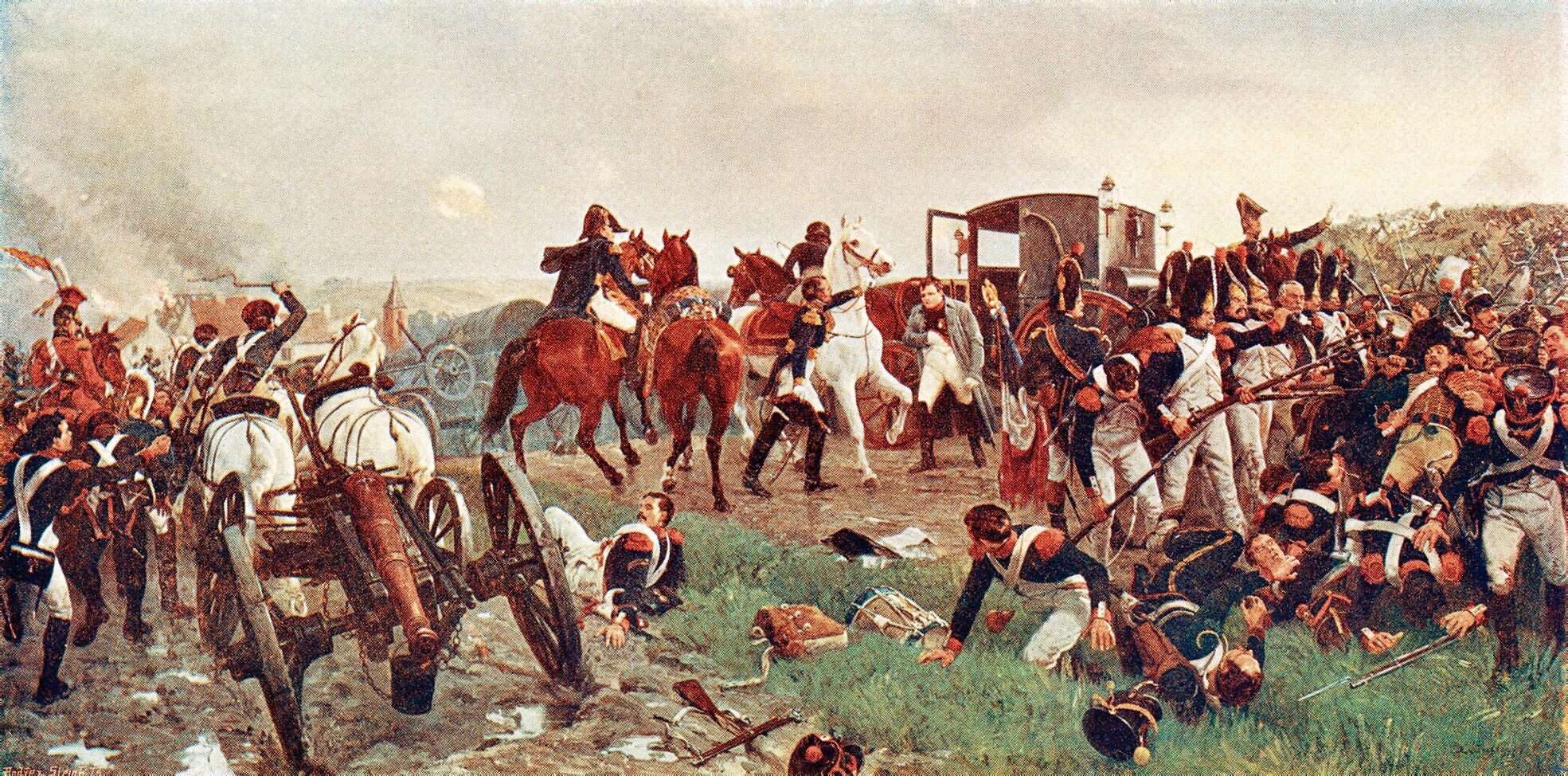 Evening of the Battle of Waterloo by Ernest Crofts; 1900. Paintings like this one are being studied for hints on odours from iconic events and places of the past. (Getty Images) Evening of the Battle of Waterloo by Ernest Crofts; 1900. Paintings like this one are being studied for hints on odours from iconic events and places of the past. (Getty Images)
