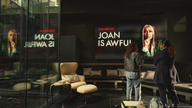 A new episode of Black Mirror skips forward. In Joan is Awful, AI writes and releases content in real time. A new episode of Black Mirror skips forward. In Joan is Awful, AI writes and releases content in real time.