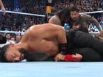 The Usos won the Bloodline Civil War match against Roman Reigns and Solo Sikoa. Jey Uso pinned Reigns to grab the victory.(WWE)