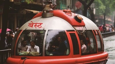 The inclusion of the "BEST" label on the vehicle pays homage to the local buses that form an integral part of Mumbai's transportation system. The inclusion of the "BEST" label on the vehicle pays homage to the local buses that form an integral part of Mumbai's transportation system.