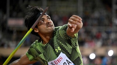 Neeraj Chopra in action during the Lausanne Diamond League (AFP) Neeraj Chopra in action during the Lausanne Diamond League (AFP)