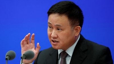 People's Bank of China (PBOC) Vice Governor Pan Gongsheng speaks at a news conference in Beijing, China March 3, 2023. (Reuters)
