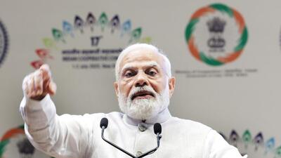 Cooperatives vital to India’s goal of leapfrogging into a developed economy, Prime Minister Narendra Modi said on Saturday. (PIB) Cooperatives vital to India’s goal of leapfrogging into a developed economy, Prime Minister Narendra Modi said on Saturday. (PIB)