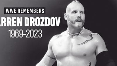 Darren Drozdov died of natural causes at the age of 54, on Friday, June 30 (Twitter/@WWE) Darren Drozdov died of natural causes at the age of 54, on Friday, June 30 (Twitter/@WWE)