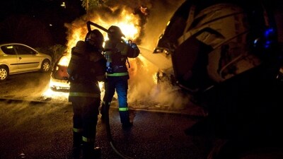 The violence has plunged President Emmanuel Macron into the gravest crisis of his leadership since the Yellow Vest protests that started in 2018. (AFP) The violence has plunged President Emmanuel Macron into the gravest crisis of his leadership since the Yellow Vest protests that started in 2018. (AFP)