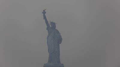 The Statue of Liberty blanketed in smoke from Canada wildfires in New York, US, (Bloomberg) The Statue of Liberty blanketed in smoke from Canada wildfires in New York, US, (Bloomberg)