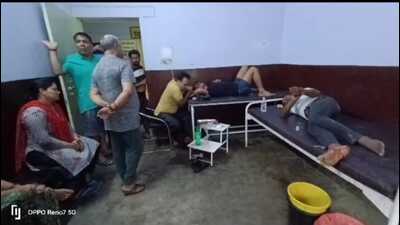 The injured were given anti-rabies injections. (HT PIC)