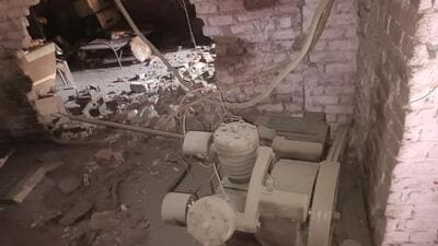 The plastic moulding factory operated out of northeast Delhi’s Gokalpuri. (HT Photo) The plastic moulding factory operated out of northeast Delhi’s Gokalpuri. (HT Photo)