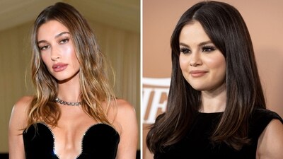Hailey Bieber has commented on the media attention on her feud with Selena Gomez. Hailey Bieber has commented on the media attention on her feud with Selena Gomez.